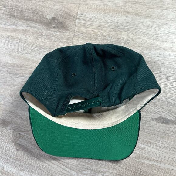 Vintage Michigan‎ State Spartans Snapback Hat Green Wool Cap USA College NCAA - Picture 8 of 10